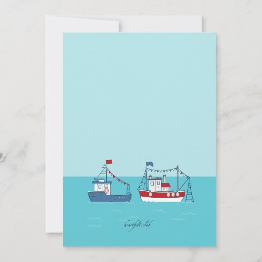 艦隊賛美招待状 招待状 (裏面)