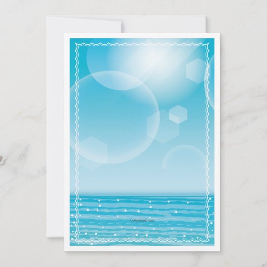 艦隊賛美招待状 招待状 (裏面)