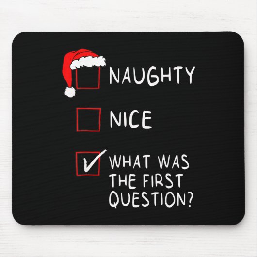 良いいけなリスト男性女性の質問は何だった マウスパッド (正面)