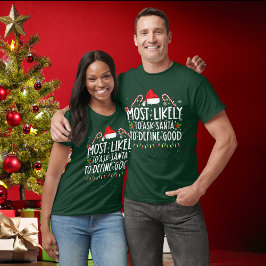 良いおもしろいクリスマスを頼定義する可能性が最も高い Tシャツ