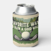 良いお気に入りのウォークゴルフを台無しにする方法 缶クーラー (缶正面)