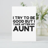 良いが叔母の後を追う サンキューカード (スタンド正面)