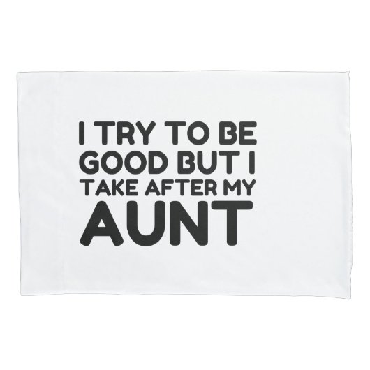 良いが叔母の後を追う 枕カバー (正面)