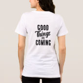 良いことが起こる☀️ トライブレンドＴシャツ (裏面)