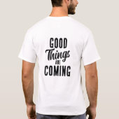 良いことが起こる☀️ Tシャツ (裏面)