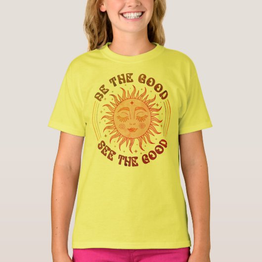 良いことを考え良いことを行う Tシャツ (正面)