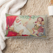 良いすてきクリスマスの枕 ランバークッション (ブランケット)