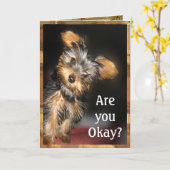 良いですか。 カスタマイズ可能 カード (黄色い花)