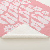 良いものは時間がかかるレトロ花 シェルパブランケット (3/4)