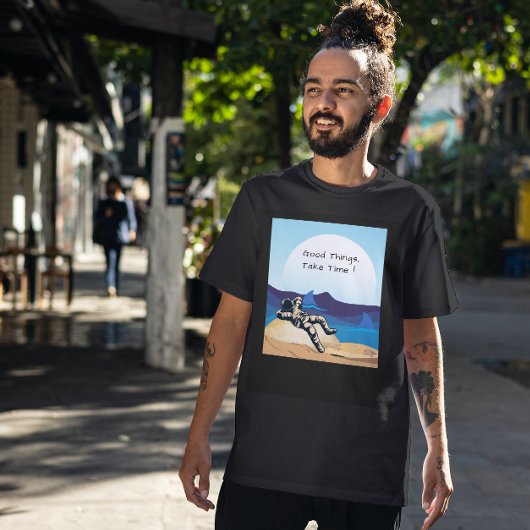 良いものは時間がかかる引用文 Tシャツ