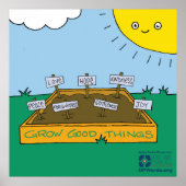 良いものを育てるポスター ポスター (正面)