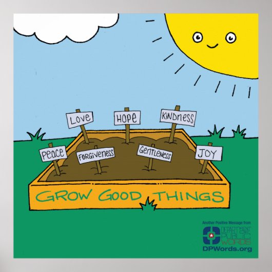 良いものを育てるポスター ポスター (正面)