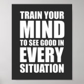 良いものを見るために心を鍛えなさい |感動的引用文 ポスター (正面)