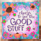 「良いもの」Inspirivity ウィンドウ スティッカー ウィンドウサイン (シート2)