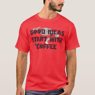 良いアイデアはコーヒー女子から始まる Tシャツ