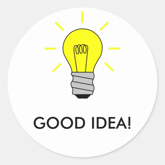 良いアイディア! ラウンドシール (正面)