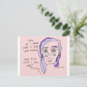 良いアドバイス |はがきプリント | #overheard ポストカード (スタンド正面)