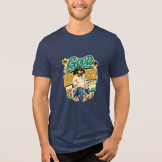 良いエネルギー 前向きな気持ち トライブレンドTシャツ