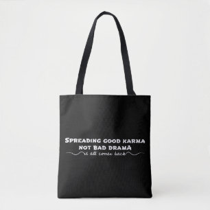良いカルマを広める,悪くないドラマ トートバッグ