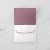 良いカードを手に入れフランスのるブルドッグ·フローラ·シャビー·シック サンキューカード (内部)