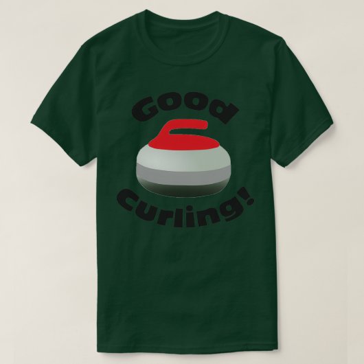 良いカーリング Tシャツ (デザイン正面)