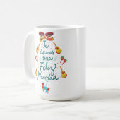 良いクリスマスを コーヒーマグカップ (正面左)