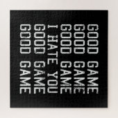 良いゲーム良いゲーム私はあなたを嫌いおもしろい ジグソーパズル (横)