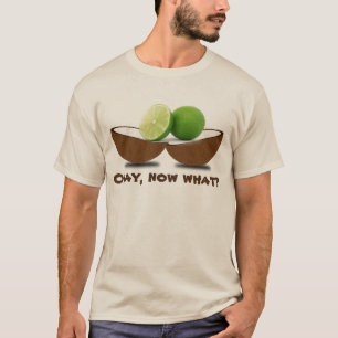 良いココナッツのライム"今何か。" Tシャツ