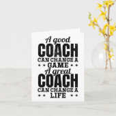 良いコーチはコーチのラクロでゲームを変え素晴らしることができる カード (黄色い花)