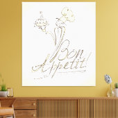 良いシェフはボン食欲と言う! キャンバスプリント (インサイチュ (リビング))