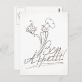 良いシェフはボン食欲と言う!ポストカード ポストカード (正面/裏面)