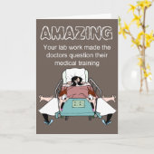 良いショックを受ける カード (黄色い花)