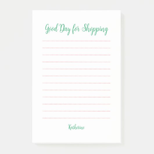 良いショッピング ポストイット (正面)