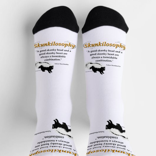 良いスカンキーヘッドと良いスカンキーヘッドハート ソックス (上部)