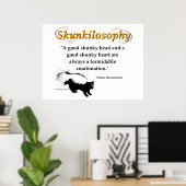 良いスカンキーヘッドと良いスカンキーヘッドハート ポスター (ホームオフィス)