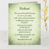 良いスタイリッシュ単語が回復グリーティングカードを取得 カード (黄色い花)