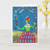 良いソウル・グリーティングカード カード (黄色い花)