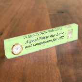 良いナースデスクプレート デスクネームプレート (側面)