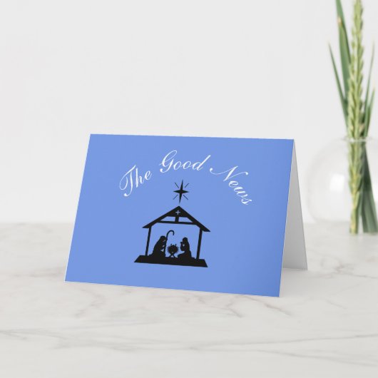 「良いニュースはフェイクニュースじゃない」クリスマスカード カード (正面)