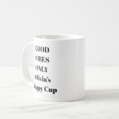 良いバイブオンリー前向きエネルギマグ コーヒーマグカップ (正面左)