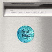 良いバイブカッコいいと青い水 マグネット (インサイチュ (食洗機))