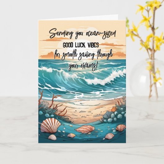 良いバイブGCSE ALevel SAT カード (黄色い花)