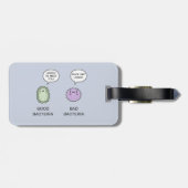 良いバクテリア、悪いバクテリア ラゲッジタグ (裏面横)