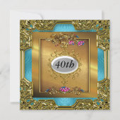 良いバースデーパーティ招待状 招待状 (正面)