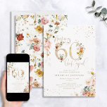 良いピンクの60見た目を作る金ゴールド植物誕生日 招待状<br><div class="desc">60周年を迎えるお客様の素晴らしさと洗練された招待をお届け！この美しいピンクの誕生祝いを高めエレガントる'60良く見える'誕生日パーティーの招待。まクラシックた、フロントにモダンは赤面ピンクの水色フローラモチーフが、手で書かれたスクリプトのタイポグラフィでアクセント付フェイクき金ゴールドフォイル番号を持つスタイリッシュあなたの特別な機会を探す。裏返しに裏返すと、見た目を完璧に結び付ける美しいマッチフローラ植物模様が見つかる。あなたの60歳の誕生日イベントは、この風情ある発表で成功するだろう！Go ahead - Making 60 Look Goodは、あなたの特別な日を紹介する私たちの絶妙なカードを持っている簡単である。一致連絡製品の設計者。著作権スリッジデザイン株式会社のエレガント招待状、すべての権利を留保。</div>