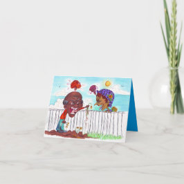 良いフェンスが良い隣人を作るノートカード シーズンカード