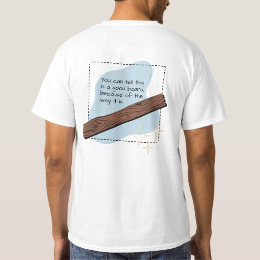 良いボード Tシャツ (裏面)
