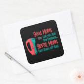 良いママは、あなたがビーターのママを回る素晴らしを舐める スクエアシール (封筒)