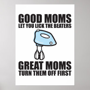 良いママは、あなたはビールを舐めさせてあげなさい。 ポスター
