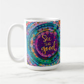 良いモダン引用文のインスピレーションを見る コーヒーマグカップ (左)